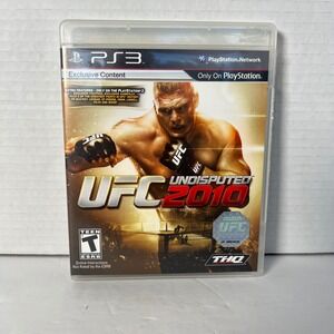 UFC Undisputed 2010 Sony PlayStation 3 PS3 Game Exclusive Content THQ BLUS-30483